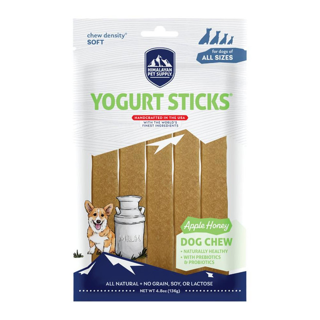 HIMALAYAN DOG YOGURT STICKS APPLE HONEY TREAT 4.8OZ