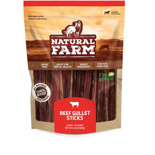 NF DOG GULLET STICK 10CT 6" TREAT