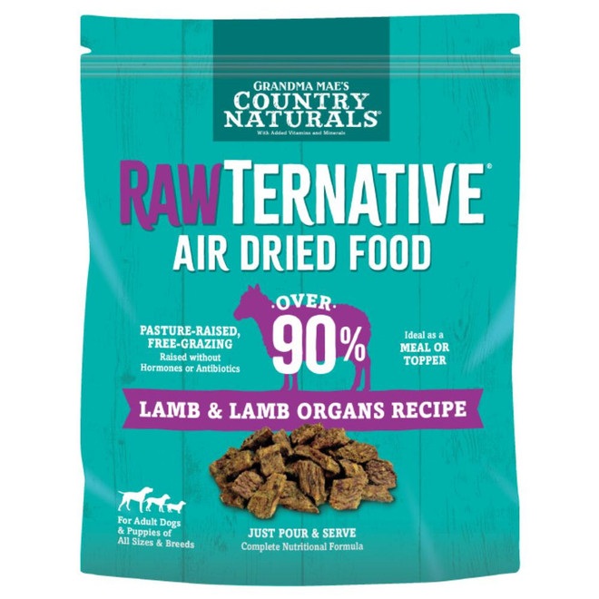RAWTERNATIVE DOG LAMB LAMB ORGANS AIR DRIED 5OZ