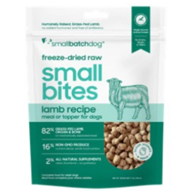 SMALLBATCH DOG SMALL BITES LAMB FD 7OZ