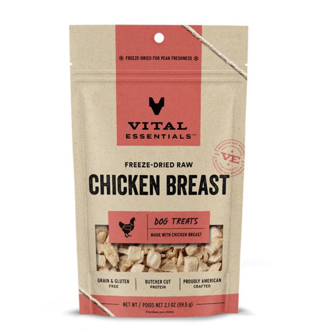 VE DOG CHICKEN BREAST FD TREAT 2.1OZ