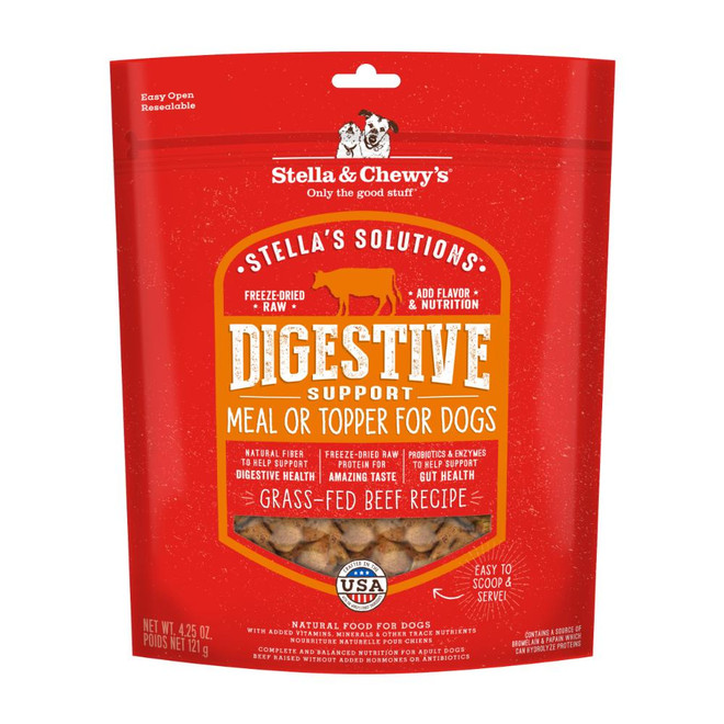 SC DOG SOLUTIONS DIGESTIVE SUPPORT GRASS FED BEEF 4.25OZ