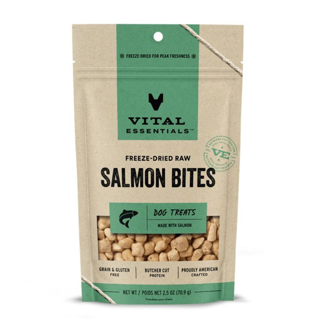 VE DOG SALMON BITES FD TREAT 2.5OZ