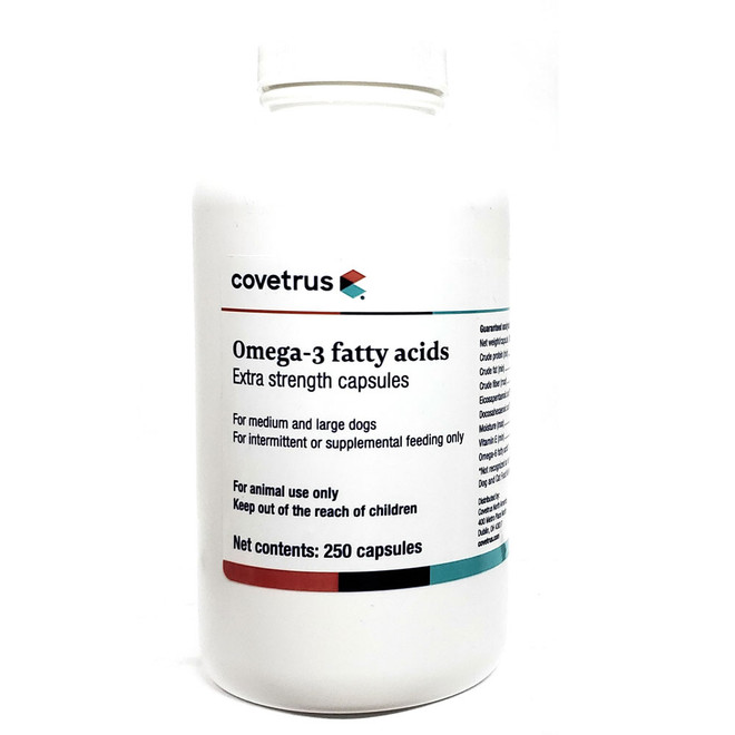 Covetrus Omega-3 Fatty Acids Extra Strength Capsules (250 count)