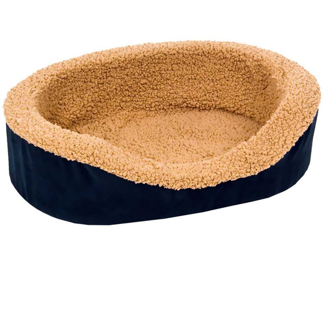Aspen Pet Lounger Asst Plush/Suede (23 x 17 x 7) - Assorted Colors Aspen Pet Lounger Asst Plush/Suede (23 x 17 x 7) - Assorted Colors