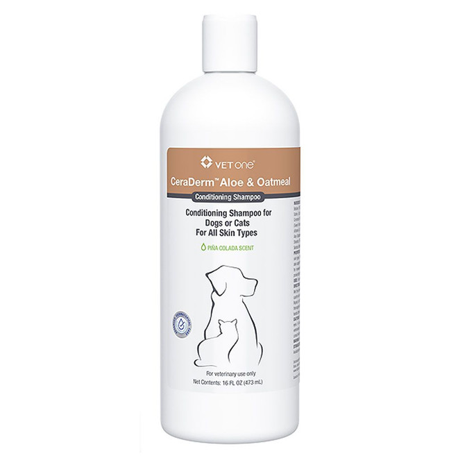 CeraDerm Aloe & Oatmeal Conditioning Shampoo for Dogs & Cats (16 oz) CeraDerm Aloe & Oatmeal Conditioning Shampoo for Dogs & Cats (16 oz)