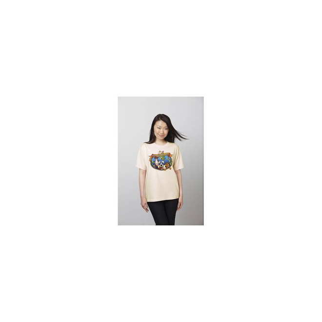 EntirelyPets Friends T-Shirt Medium - Taupe EntirelyPets Friends T-Shirt Medium - Taupe