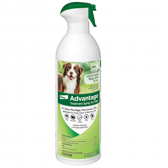 Advantage Treatment Spray for Dogs, 8-oz