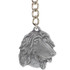 Dog Breed Keychain USA Pewter - Afghan Hound (2.5)