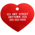 Large Heart Pet ID Tag