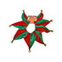 Pet Works Holiday Jester Collar with Bells - Small