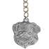 Dog Breed Keychain USA Pewter - Japanese Chin (2.5)