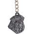 Dog Breed Keychain USA Pewter - Soft-Coated Wheaten Terrrier (2.5)