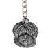 Dog Breed Keychain USA Pewter - Old English Sheepdog (2.5)