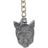 Dog Breed Keychain USA Pewter - Yorkshire Terrier (2.5)