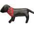 Otis & Claude Designer Dog Bandanna Woofberry Check Pattern, Large, Red