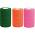 Cohesiant Wrap Fluorescent Color- Assortment (Green/Pink/Orange) (2x5yd)