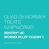 Quad Dewormer for Large Dogs (Over 45 lbs) - 2 Chewable Tablets