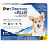 PetPrevea Plus Flea Tick for Dogs - 23-44 lbs, 3 Month Supply