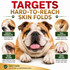 Bully Cream for Dogs (5 oz) - Protects and Cleans Wrinkles, Folds, Tear Stains and Tail Pockets