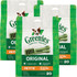 Greenies Original Dental Chew Dog Treats - Petite 3-Pack (60 Bones)