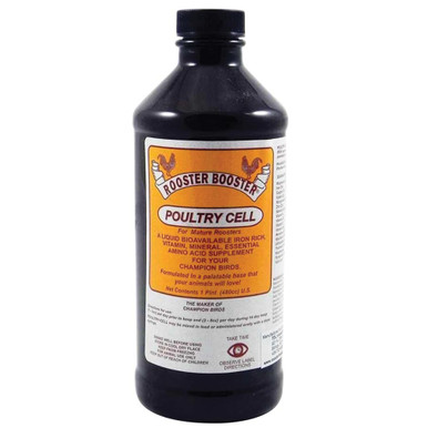 Robichem Rooster Booster Poultry Cell (16 oz) - [Vitamin & Mineral Supplement ...