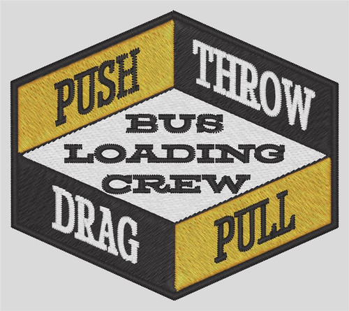 Bus Loading Crew OG Embroidered Patch