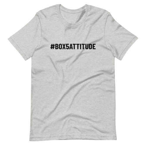 #BOX5ATTITUDE T-Shirt for drum corps, marching band, winterguard, and winter percussions