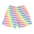 Box 5 Attitude Rainbow Athletic Shorts