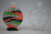 Jack-o-lantern sand art bottles