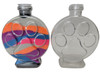 Plastic Paw Print Sand Art Bottle