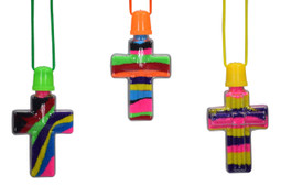 Sand Art Cross Necklace Special