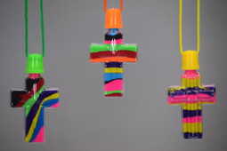 Sand Art Cross Necklace Special