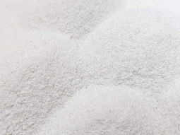 White colored art sand