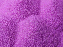 Lavender colored sand