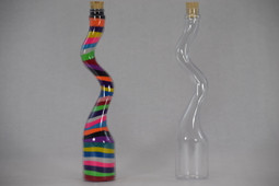 Sand Art Curvy Stretched Bottle