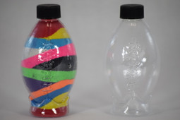 Sand Art Football Bottle