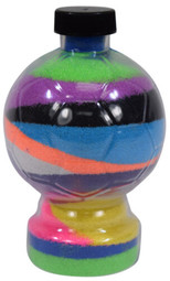 Large Sand Art Soccer Ball Bottle