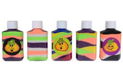 Pumpkin Sand Art Craft Kit – 50 Bottles with Stickers & Bright Sand Colors