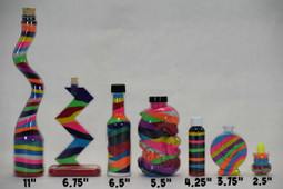 Garden-Themed Sand Art Kit – Butterfly, Flower & Sun Bottles with Sand & Accessories