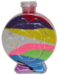 Monkey Animal Shaped sand art bottle