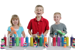 Kids really love starfish sea themed sand art bottles