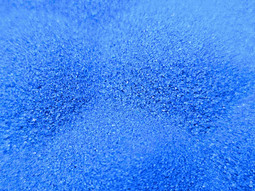 Blue colored art sand