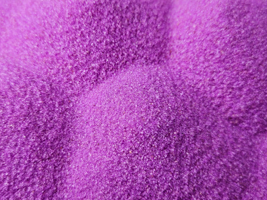 Lavender colored sand