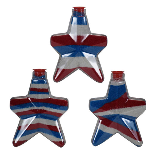 Patriotic Star Sand Art Kit Patriotic Star Sand Art Kit