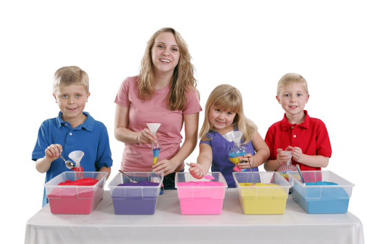 Fun Sand Art Booth Idea
