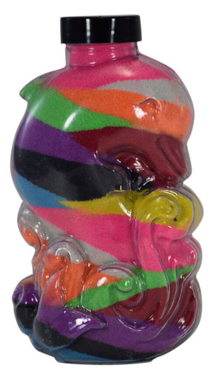 Large Dolphin Sand Art Bottle Large Dolphin Sand Art Bottle