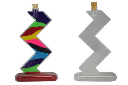 Plastic Sand Art Zig Zag Bottle Kit