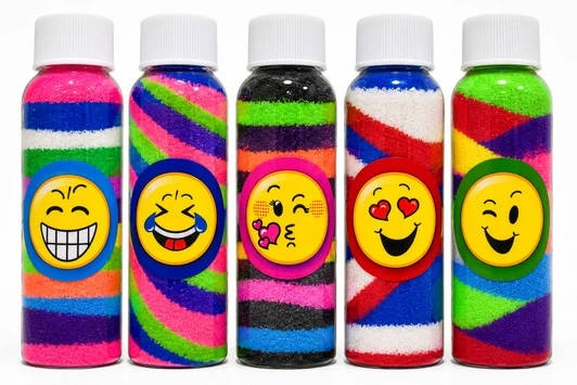 Emoji sand art activity pack for events