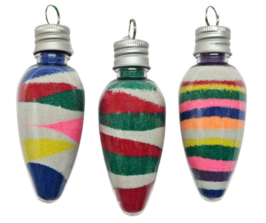50ct Sand Art Christmas Bulbs – DIY Holiday Craft Kit with 8 Vibrant Sand Colors 50ct Sand Art Christmas Bulbs – DIY Holiday Craft Kit with 8 Vibrant Sand Colors